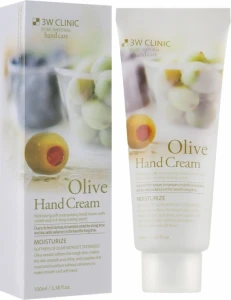 3W Clinic Крем для рук с оливой "Мягкость и увлажнение" Olive Hand Cream