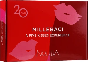NoUBA Millebaci Box Set 5 Kisses Experience (lipstick/5х3ml) Набор №1