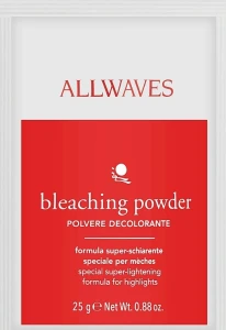 Allwaves Осветляющая пудра для волос Powder Bleach