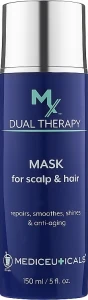 Mediceuticals Відновлювальна антивікова маска для волосся і шкіри голови MX Dual Therapy Mask For Scalp And Hair