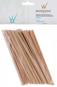 ItalWax Шпатель для депиляции узкий Wooden Waxing Spatulas Small