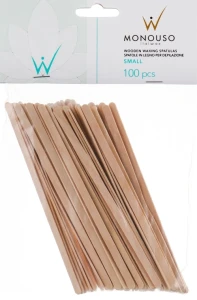 ItalWax Шпатель для депіляції, вузький Wooden Waxing Spatulas Small