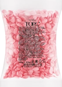 ItalWax Віск для депіляції плівковий у гранулах, топ-формула "Рожева перлина" Top Formula Pink Pearl