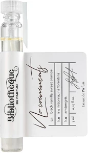 Bibliotheque de Parfum No Comments Парфюмированная вода (пробник), 3ml