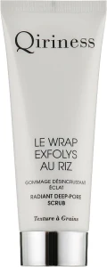 Qiriness Крем-эксфолиант для глубокого очищения пор, натуральная формула Le Wraps Exfolys Au Riz Radiant Deep-Pore Scrub