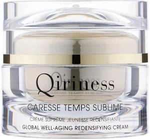 Qiriness Антивіковий, відновлювальний крем комплексної дії, натуральна лінія Caresse Temps Sublime Global Well-Aging Redensifying Cream