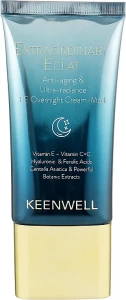 Keenwell Крем-маска для лица ночная омолаживающая с ультра сиянием Extraordinary Eclat