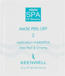 Keenwell Енергетична СПА-маска № 2 SPA Of Beauty Mask Peel-Off 2