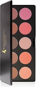 Keenwell Make Up Profesional Paleta 10 Colours * УЦЕНКА Палетка компактных румян для лица