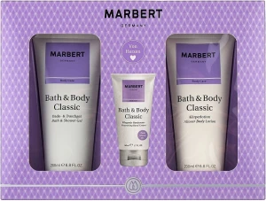 Marbert УЦІНКА Bath & Body Classic Набір (sh/gel/200ml + h/cr/50ml + b/lot/200ml) *