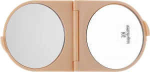 Titania Косметическое карманное зеркальце 14х6 см, абрикос