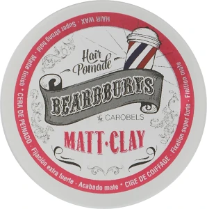 Beardburys Глина для волосся з матовим ефектом Matt-Clay Carobels