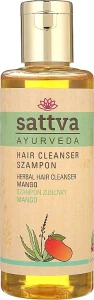 Sattva Шампунь для волос Ayurveda Mango Herbal Hair Cleanser Shampoo