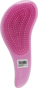 Sibel Расческа для пушистых и длинных волос, розовая с леопардом D-Meli-Melo Leopard Sunset Brush