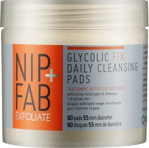 NIP + FAB Очищувальні диски для щоденного застосування Glycolic Fix Daily Cleansing Pads