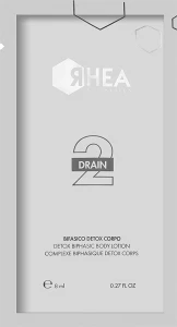 Rhea Cosmetics Бифазный детоксицирующий лосьон для тела 2Drain (пробник)