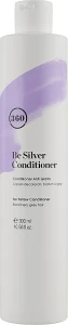 360 Кондиціонер "Сріблястий блонд" з пантенолом і гідролізованим шовковим протеїном Be Silver No Yellow Conditioner