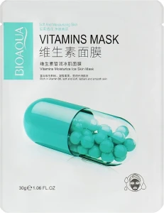 Bioaqua Тканевая маска для лица с витамином В6 Vitamins Mask