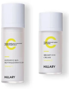 Hillary Набор "С витамином С" Vitamin C (fluid/30ml + eye/cr/15ml)