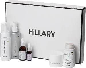 Hillary Набор для ухода за сухой и чувствительной кожей, 6 продуктов Perfect