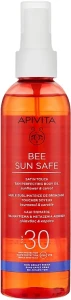 Apivita Масло для загара и шелковистости SPF30 Bee Sun Safe Satin Touch The Perfecting Body Oil SPF30