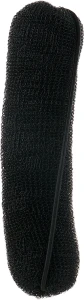Lussoni Валик для зачіски, з резинкою, 150 мм, чорний Hair Bun Roll Black