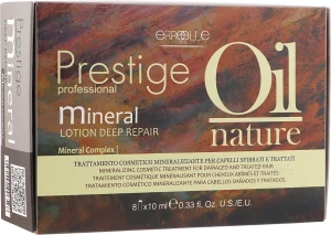 Erreelle Italia Ампули для лікування пошкодженого волосся Prestige Oil Nature Mineral