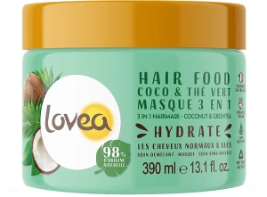 Lovea Маска для волосся 3 в 1 «Кокос та зелений чай» 3 in 1 Hair Mask Coconut & Green Tea