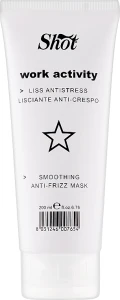 Shot Маска разглаживающая для волос Smoothing Anti-Frizz Mask Work Activity