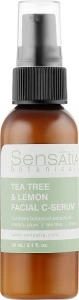 Sensatia Botanicals УЦЕНКА Крем-сыворотка для лица "Чайное дерево и лимон" Tea Tree & Lemon Facial C-Serum *