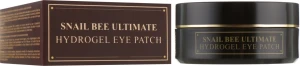 Benton Гидрогелевые патчи с муцином улитки и ядом пчелы Snail Bee Ultimate Hydrogel Eye Patch