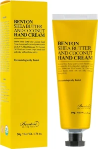 Benton Крем для рук з маслом ши та кокосом Shea Butter and Coconut Hand Cream