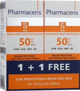 Pharmaceris Набор S Broad Spectrum Sun Protect Cream SPF50 (f/cr/2*50ml)
