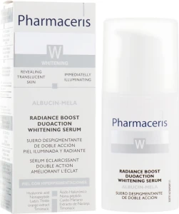 Pharmaceris Інтенсивна відбілювальна сироватка для обличчя W Radiance Boost Duoaction Whitening Serum
