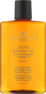 Philip Martin's Живильна і пом'якшувальна масажна олія з виноградних кісточок Grape Massage Oil