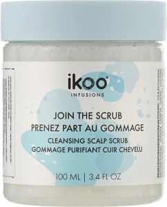 Ikoo Скраб-пенка с морской солью «Глубокое очищение и детокс» Cleansing Scalp Scrub
