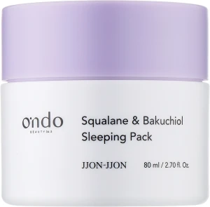 Ondo Beauty 36.5 Ночная маска для лица с бакучиолом и скваланом Squalane & Bakuchiol Sleeping Pack