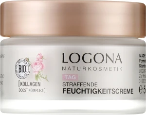 Logona Крем для обличчя "Активне зволоження. Троянда" для нормальної та сухої шкіри Bio Firming Moisturizing Day Cream