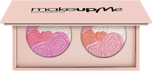 Make Up Me Професіональна палітра сатинових рум'ян, 2 відтінки, HR2