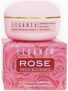Leganza Інтенсивний зволожуючий денний крем з рожевим маслом Rose Intensively Hydrating Day Cream