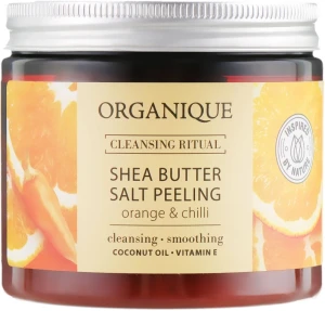 Organique Соляний пілінг "Апельсин і чілі" Shea Butter Salt Peeling Orange & Chilli