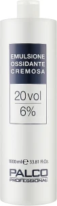 Palco Professional Окислювальна кремова емульсія 20 об'ємів 6% Emulsione Ossidante Cremosa