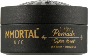 Immortal Классическая помада для волос NYC Classic Pomade "Spice Bom"