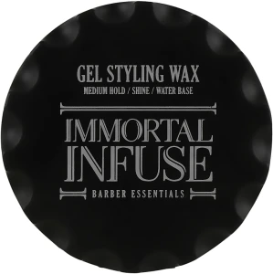 Immortal Гель-воск для волос Infuse Gel Styling Wax, 100ml