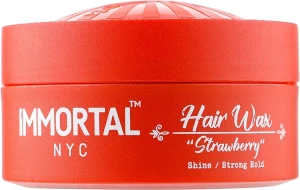 Immortal Воск для волос "Клубника" NYC Hair Wax "Strawberry"