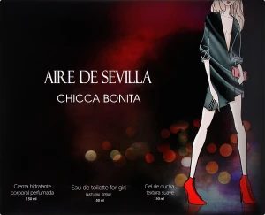 Instituto Espanol Aire de Sevilla Chicca Bonita Набор (edt/150ml + sh/gel/150ml + cr/150ml)