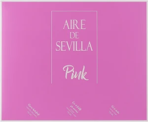 Instituto Espanol Instituto Español Aire De Sevilla Pink Набір (edt/150ml + sh/gel/150ml + b/cr/150ml)