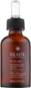 Rilastil Тонизирующий концентрат для кожи лица склонной к пигментации D-Clar Depigmenting Concentrate Drops