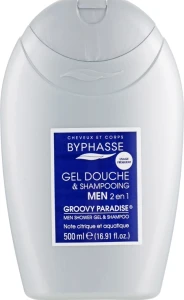 Byphasse Шампунь-гель для душа для мужчин Men Gel-Shampoo 2 In 1 Groovy Paradise