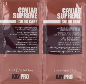 KayPro Набор Special Care Caviar Supreme (shmp/15ml + h/mask/15ml)